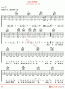 許嵩《認錯(高清版)》吉他譜