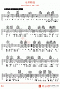 劉德華《張開眼睛》吉他譜
