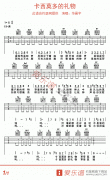 華晨宇《卡西莫多的禮物》吉他譜
