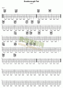scarborough_fair-獨(dú)奏吉他譜( GTP 六線譜)
